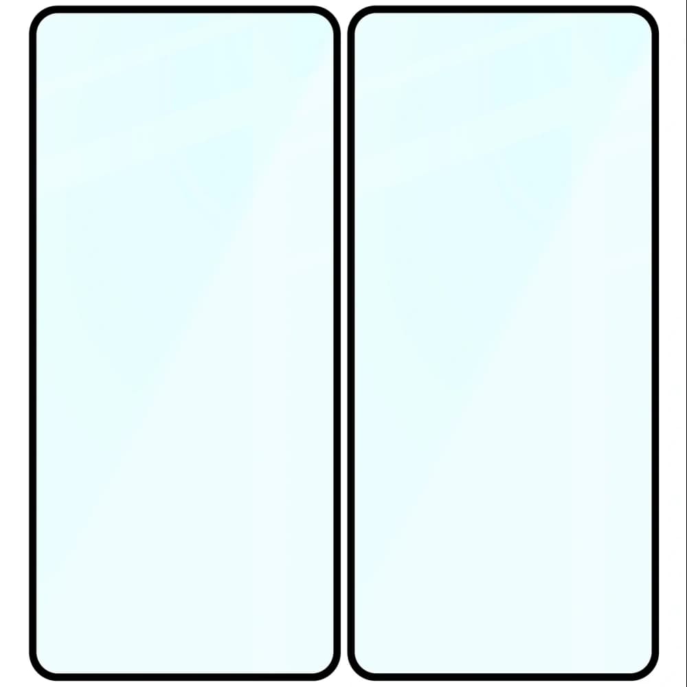 Bizon Glass Edge Duo Samsung Galaxy S22 schwarzer Rahmen [2 PACK] - 4