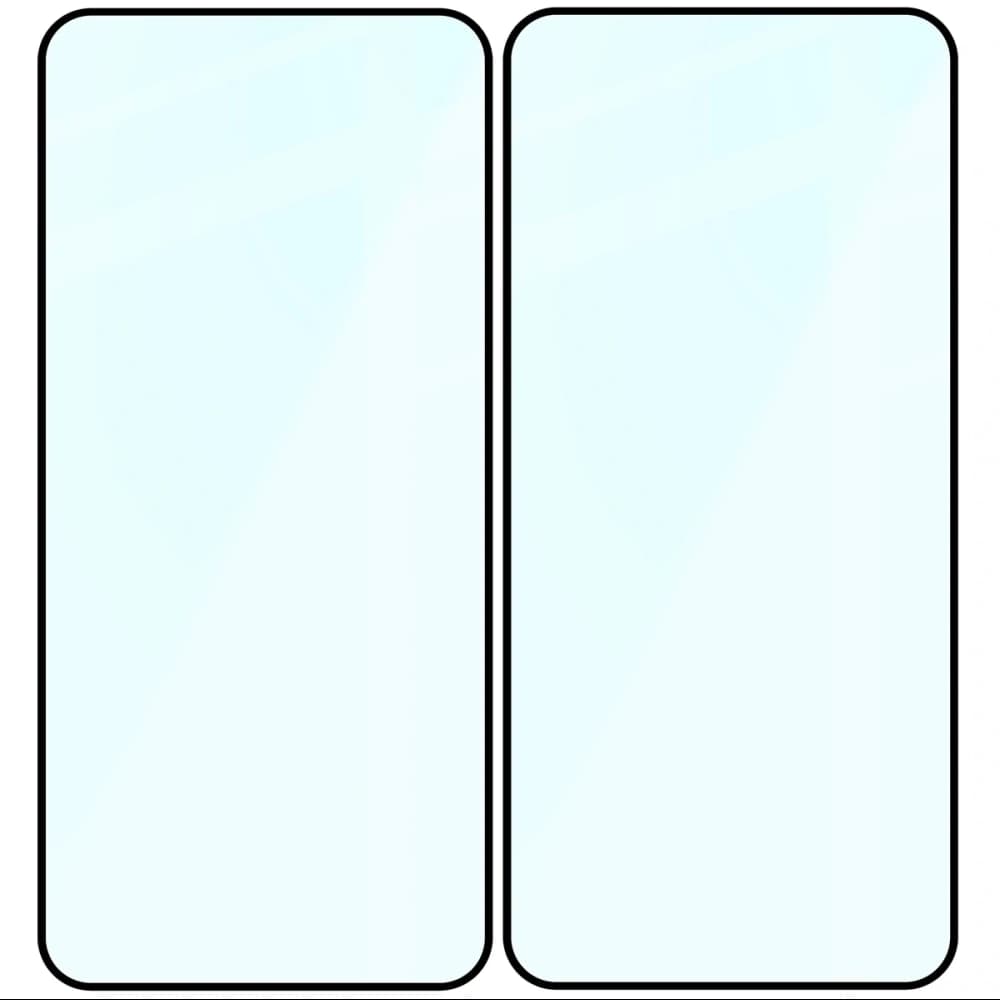 Bizon Glass Edge Duo Samsung Galaxy S25 FE / S24 FE / A36 5G / A56 5G black frame [2 PACK] - 4