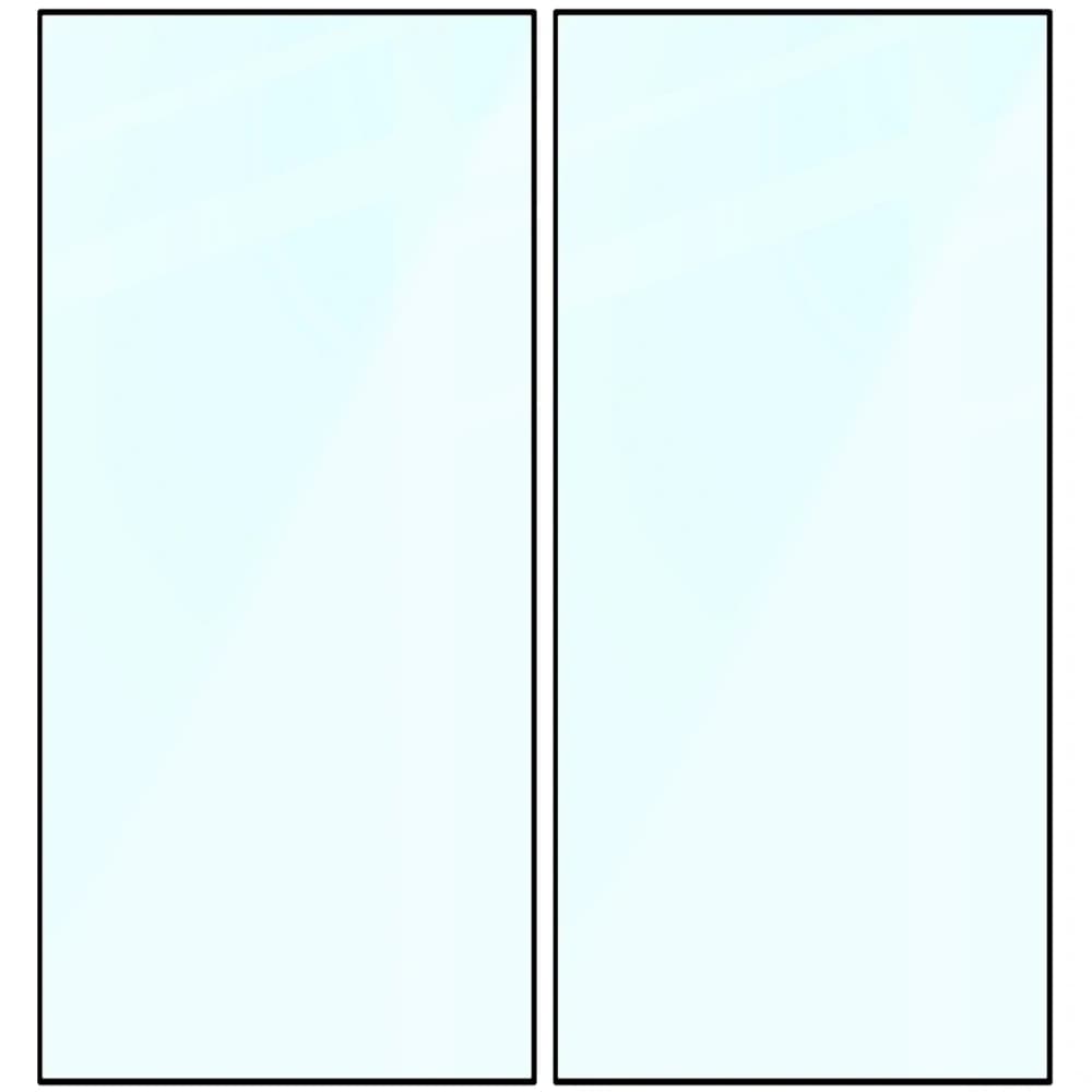 Bizon Glass Edge Duo Samsung Galaxy S24 Ultra fekete keret [2 CSOMAG] - 4