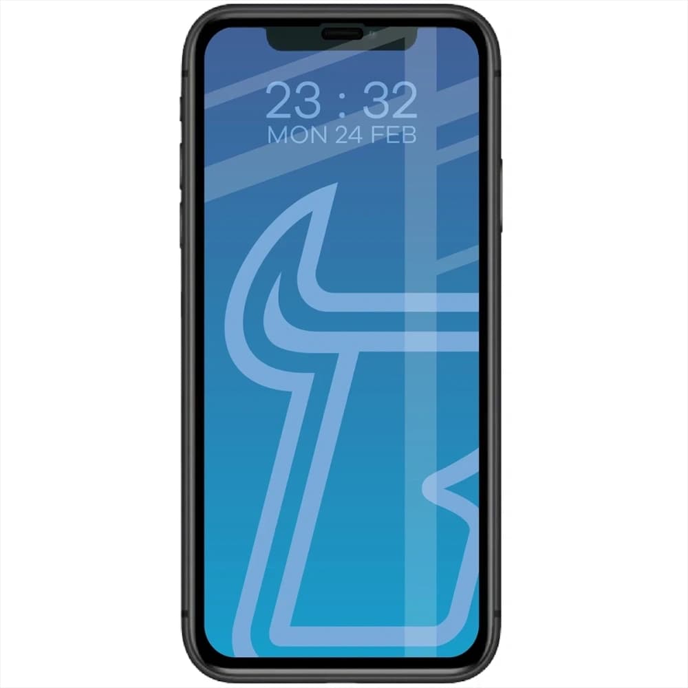 Bizon Glass Edge Duo Apple iPhone 11 / XR schwarzer Rahmen [2 PACK] - 3