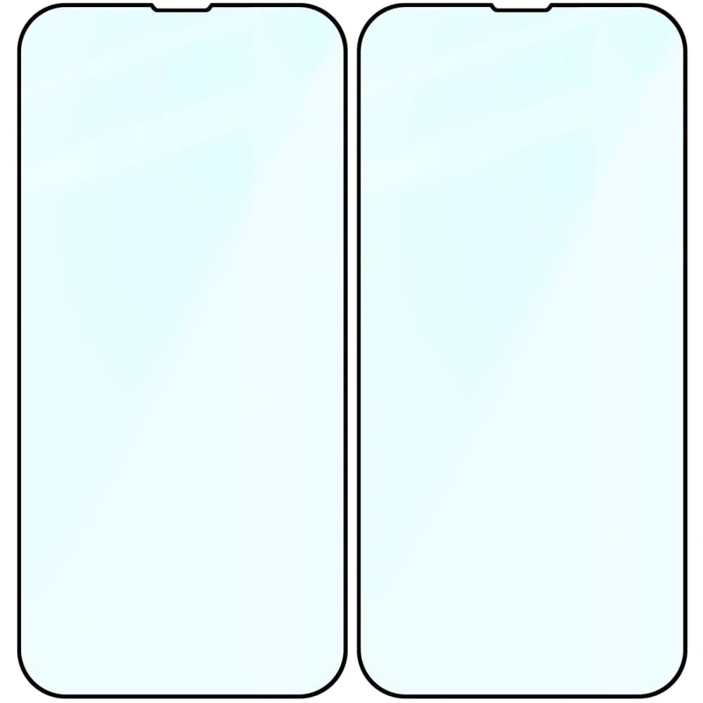 Bizon Glass Edge Duo Apple iPhone 14 Plus / 13 Pro Max black frame [2 PACK] - 4