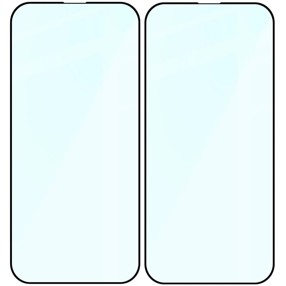 Bizon Glass Edge Duo Apple iPhone 16e / 14 / 13 Pro / Apple iPhone 13 schwarzer Rahmen [2 PACK] - 4