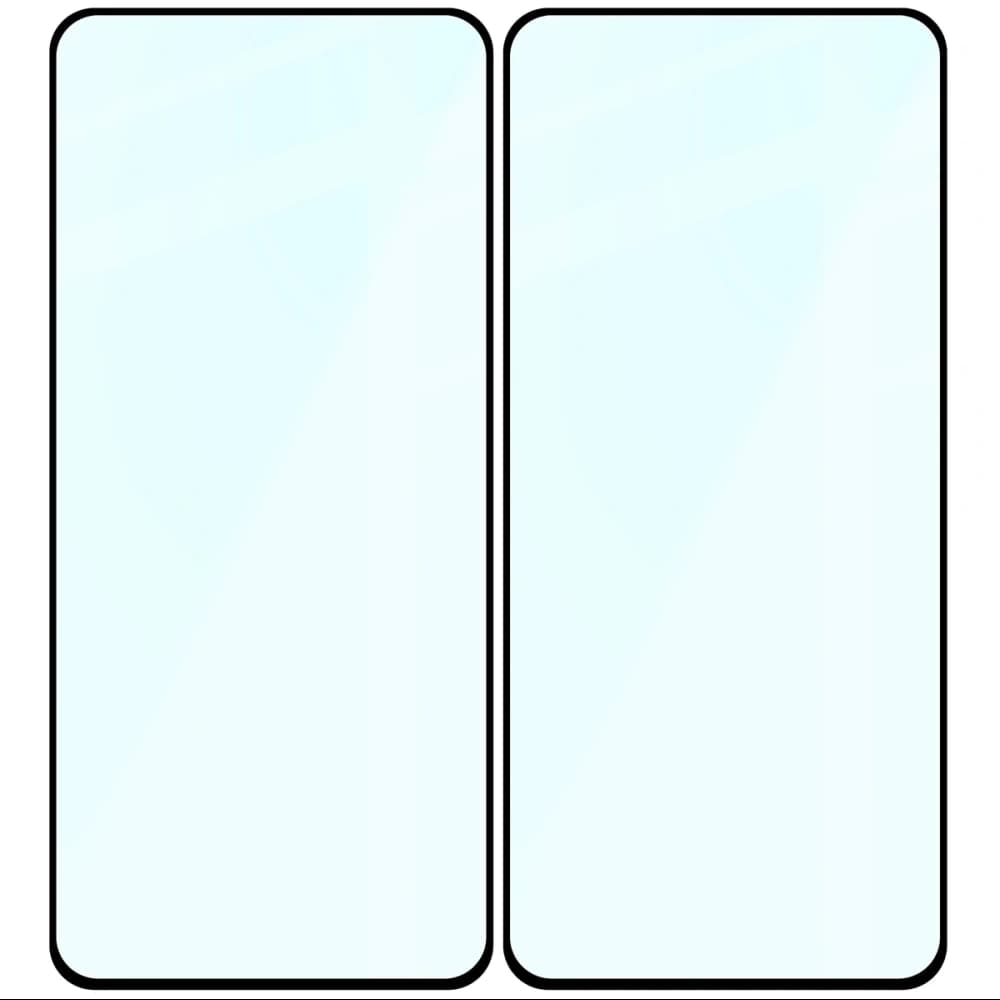 Bizon Glass Edge Duo Motorola Moto G86 5G / G86 Power 5G schwarzer Rahmen [2 PACK] - 4