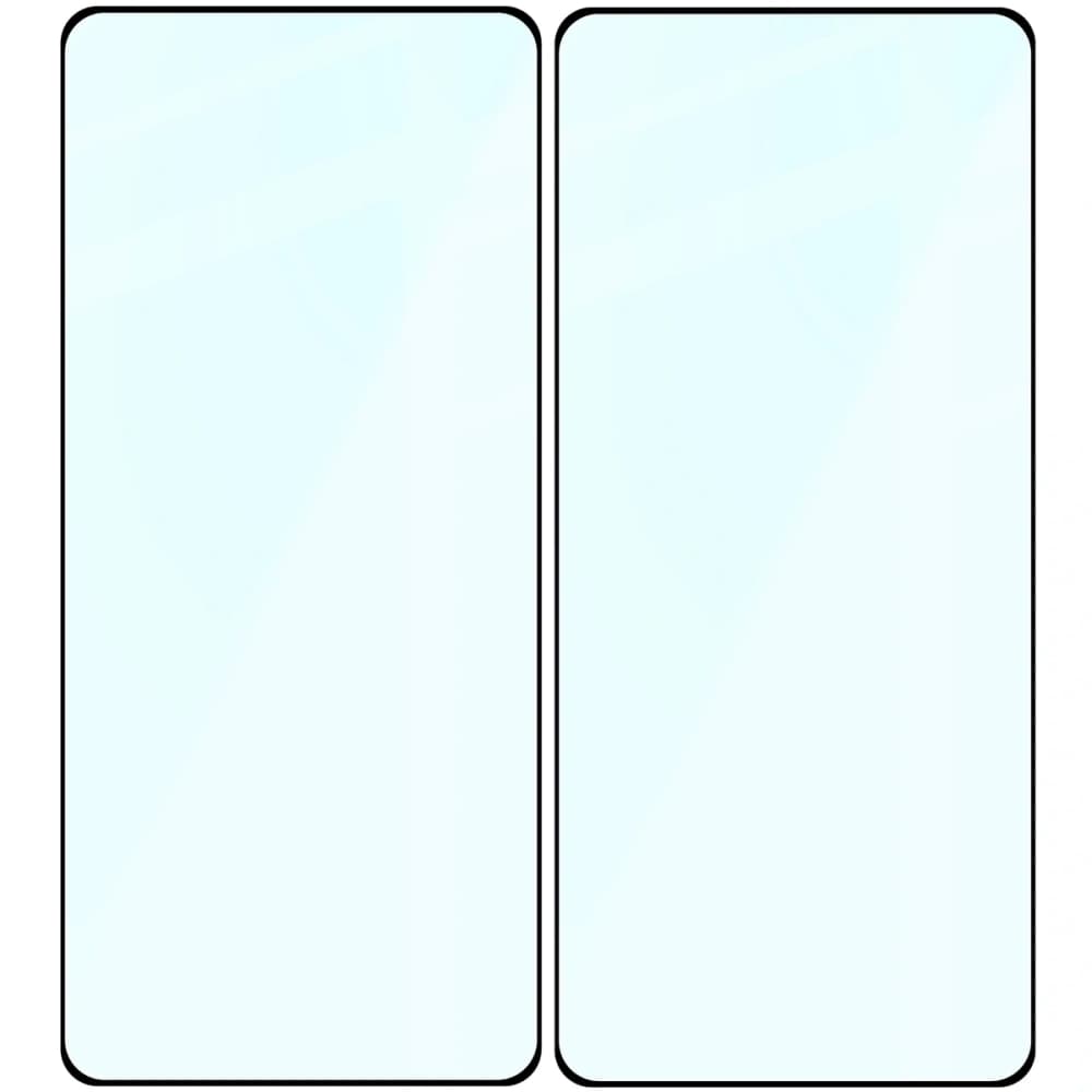 Bizon Glass Edge Duo Xiaomi POCO X6 / M6 Pro 4G / Redmi Note 13 5G / 13 Pro 4G / 5G black frame [2 PACK] - 4