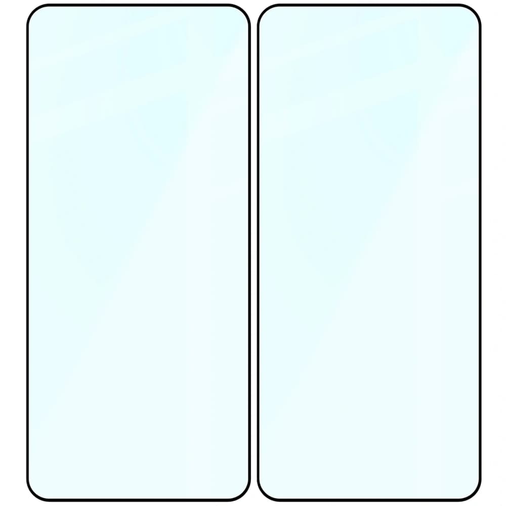 Bizon Glass Edge Duo Xiaomi POCO X6 Pro / X7 Pro black frame [2 PACK] - 4