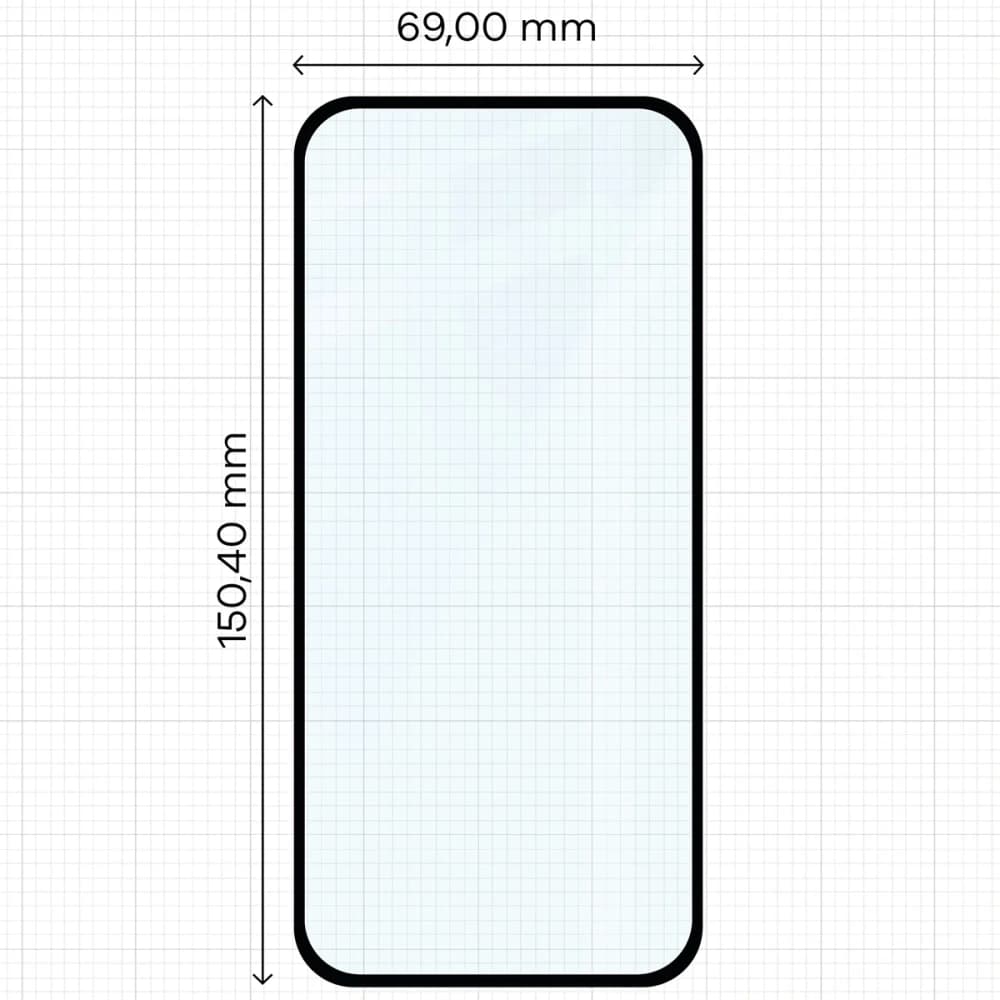 Bizon Glass Edge Duo Google Pixel 9a fekete keret [2 CSOMAG] - 2