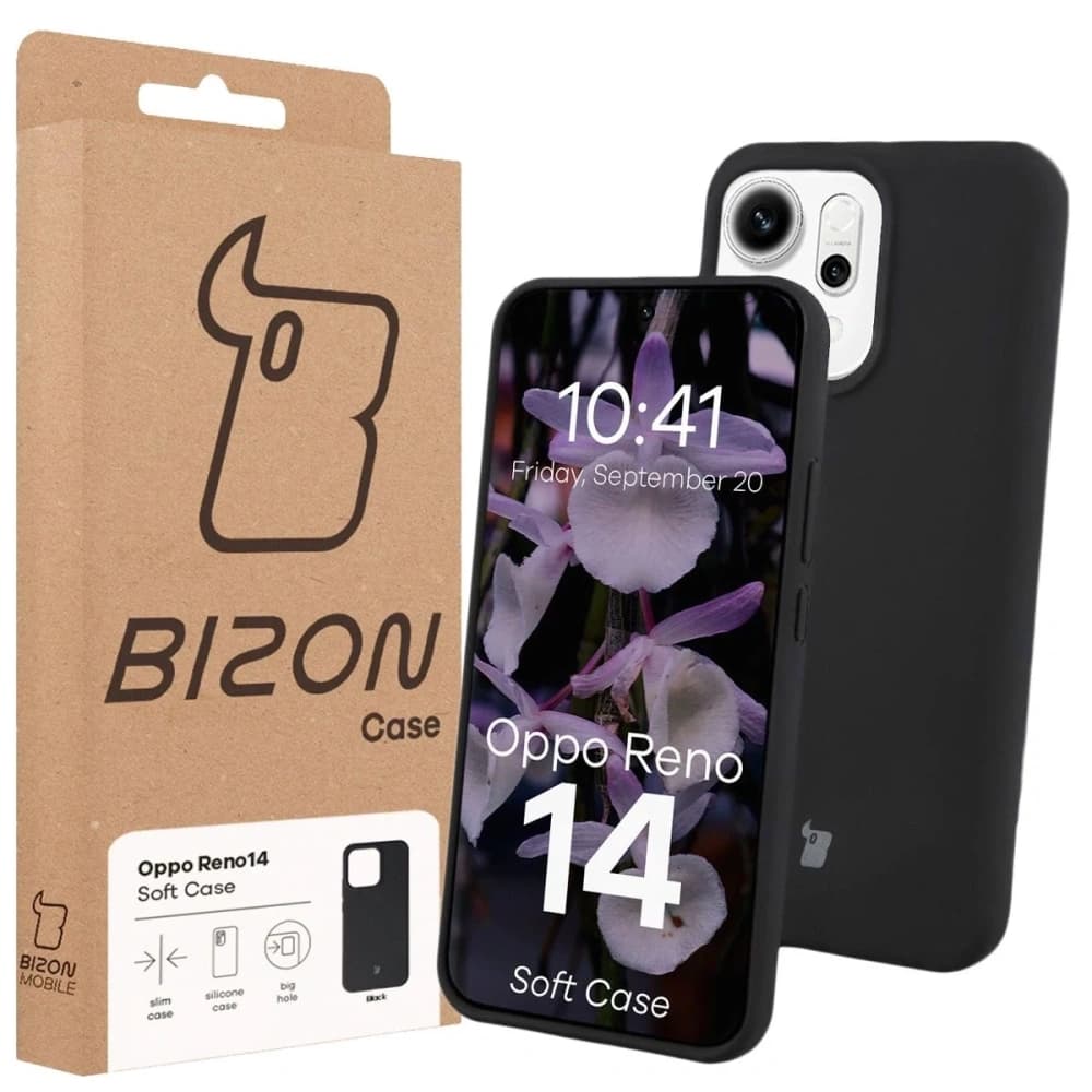Bizon Soft Case Oppo Reno 14 schwarz - 7