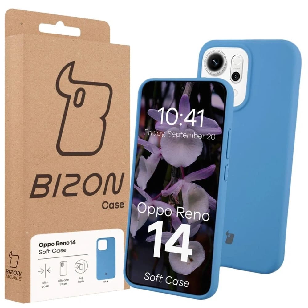 Bizon Soft Case Oppo Reno 14 blau - 7