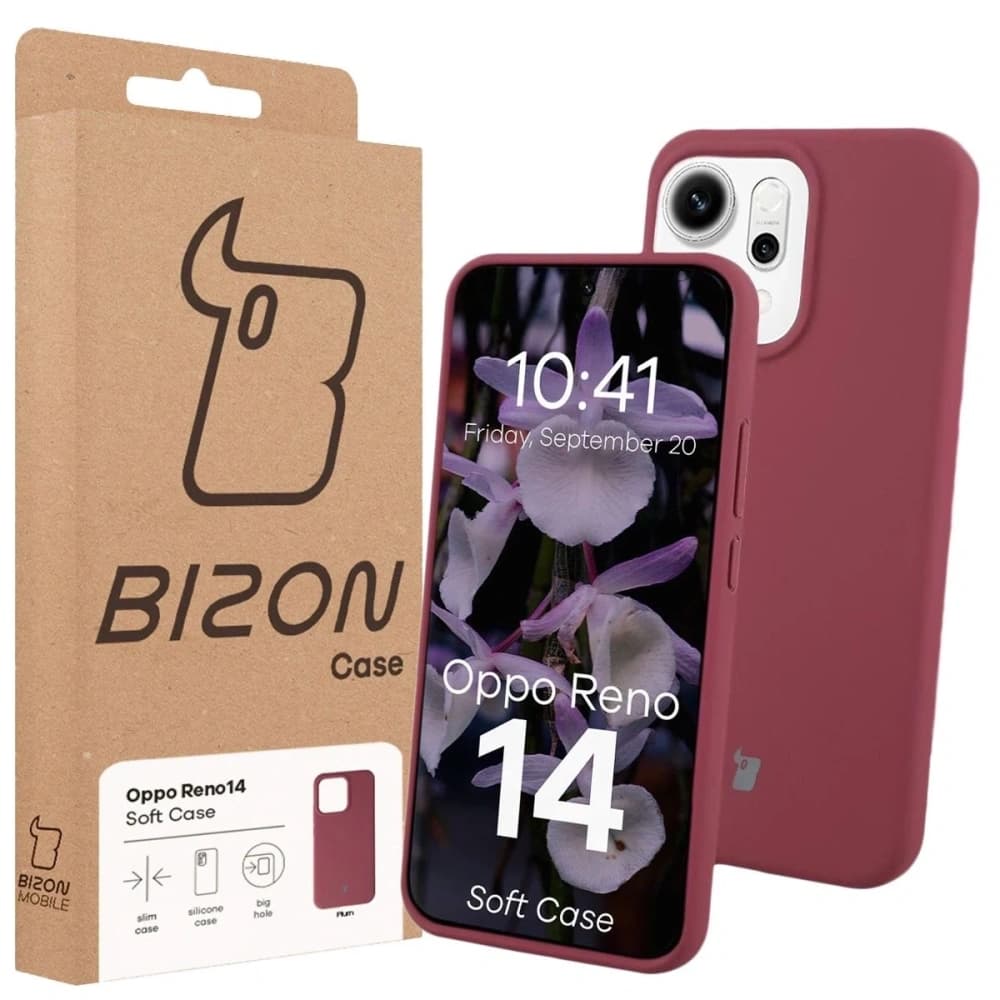 Bizon Soft Case Oppo Reno 14 tmavě fialový - 7