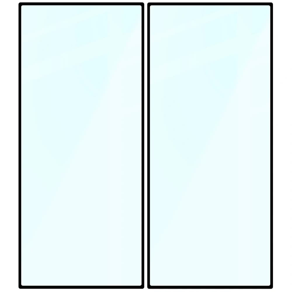 Bizon Glass Edge Duo Samsung Galaxy Z Fold7 black frame [2 PACK] - 4