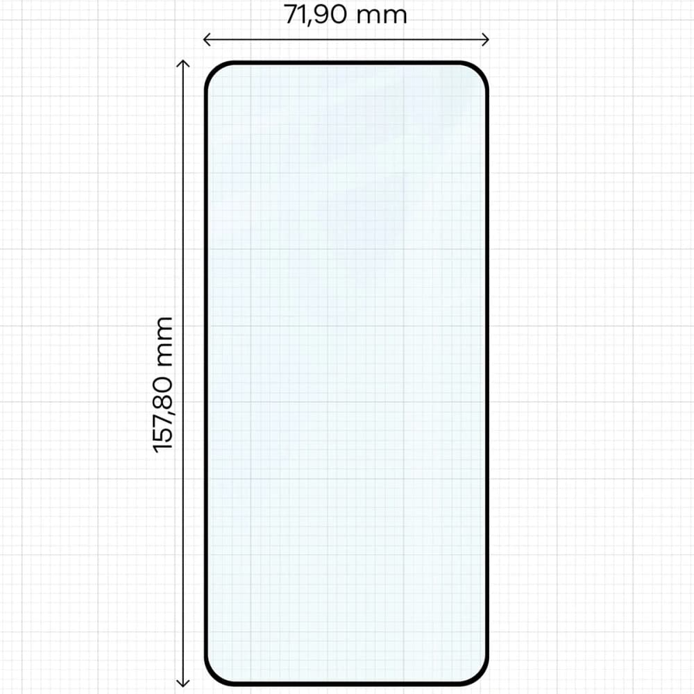 Bizon Glass Edge Duo Xiaomi 12T / 12T Pro black frame [2 PACK] - 2