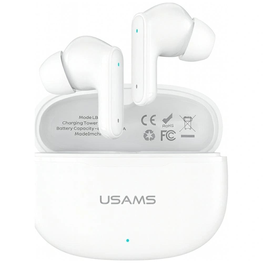 USAMS E05 Wireless In-Ear TWS Headphones Bluetooth 6.0 white