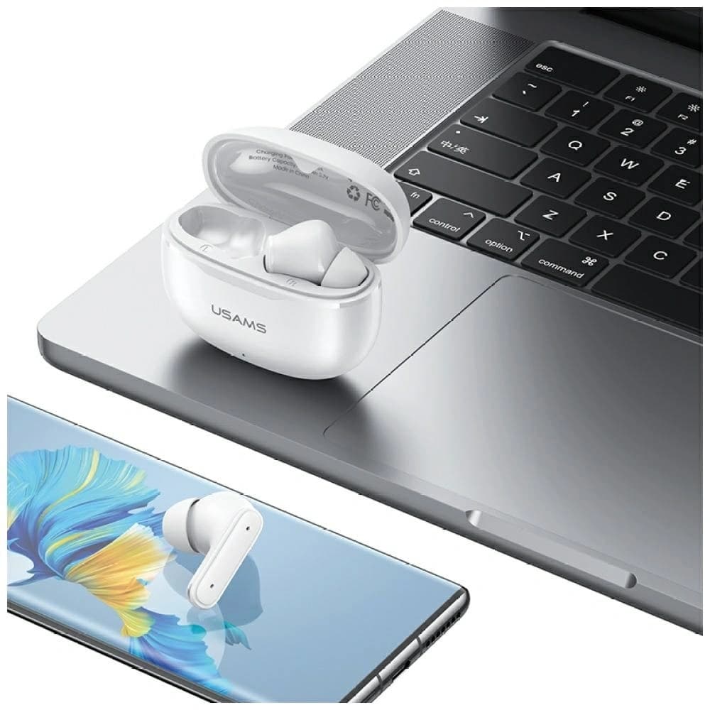 USAMS E05 Wireless In-Ear TWS Headphones Bluetooth 6.0 white - 3