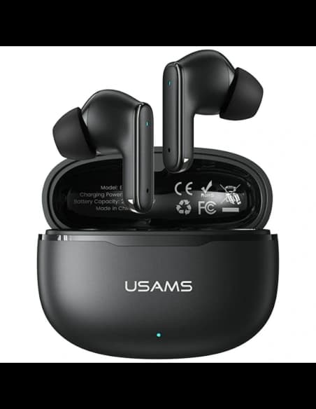 Căști wireless in-ear TWS USAMS E05 Bluetooth 6.0 Negre