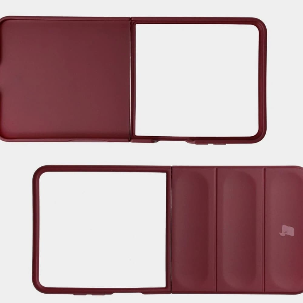 Bizon Case Tur Samsung Galaxy Z Flip7 burgundy - 4