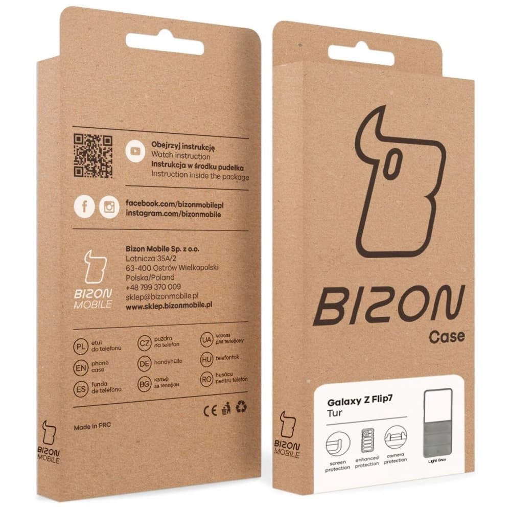 Bizon Case Tur Samsung Galaxy Z Flip7 grey - 8