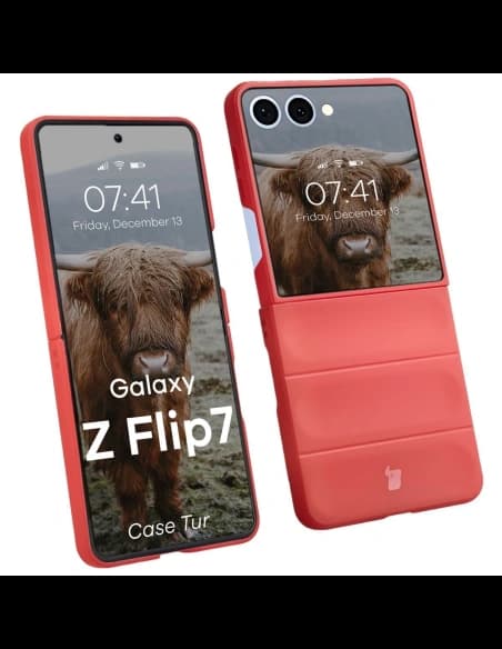 Bizon Case Tur Samsung Galaxy Z Flip7 red