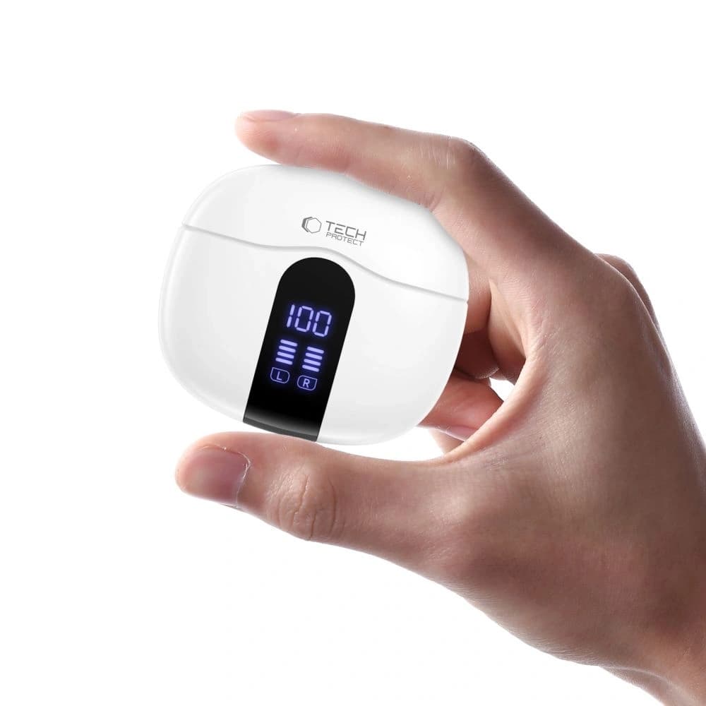 Tech-Protect Ultraboost TWS Fülhallgató Core G2 Fehér - 5