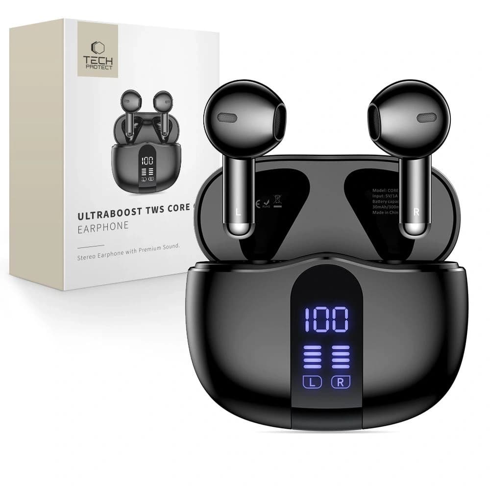 Tech-Protect Ultraboost TWS Ohrhörer Core G2 Schwarz - 1