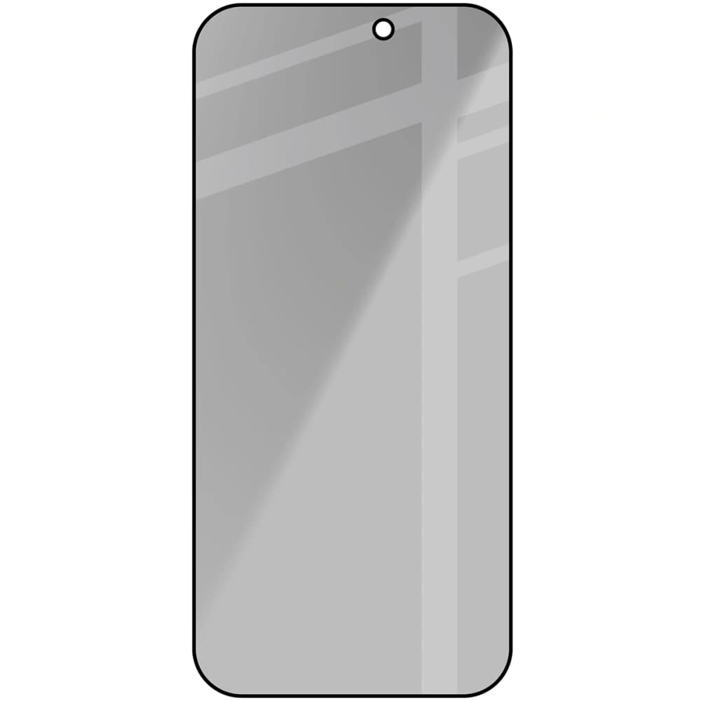 Bizon Glass Edge Shadow Apple iPhone 17 Pro Max fekete kerettel árnyékolt - 4