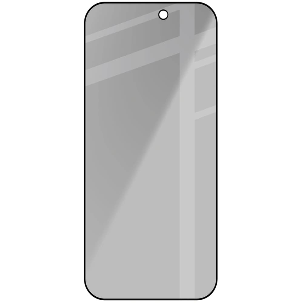 Bizon Glass Edge Shadow Apple iPhone Air nuanțat cu un cadru negru - 4