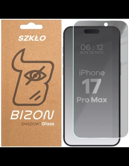 Bizon Glass Clear Shadow Apple iPhone 17 Pro Max színezett