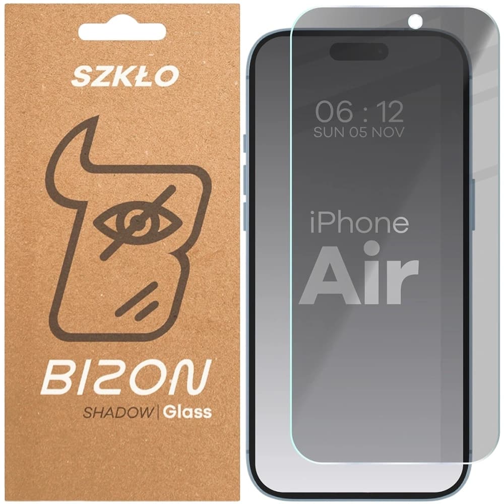 Bizon Glass Clear Shadow Apple iPhone Air nuanțat - 1