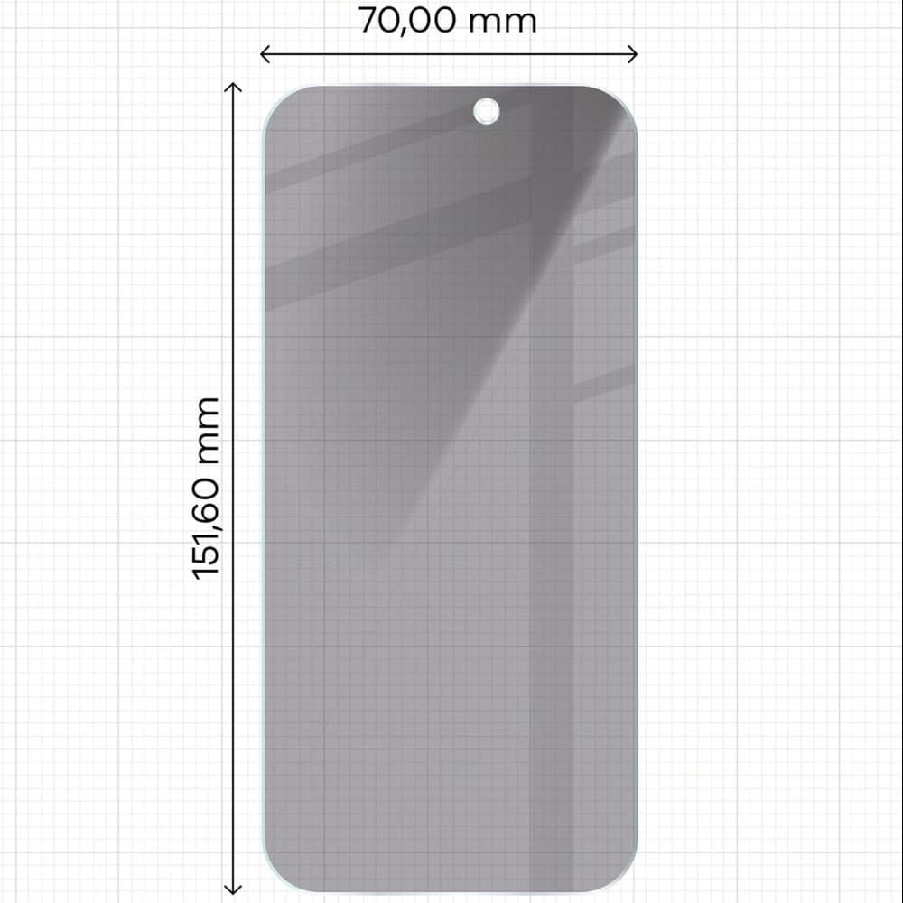 Bizon Glass Clear Shadow Apple iPhone Air nuanțat - 2