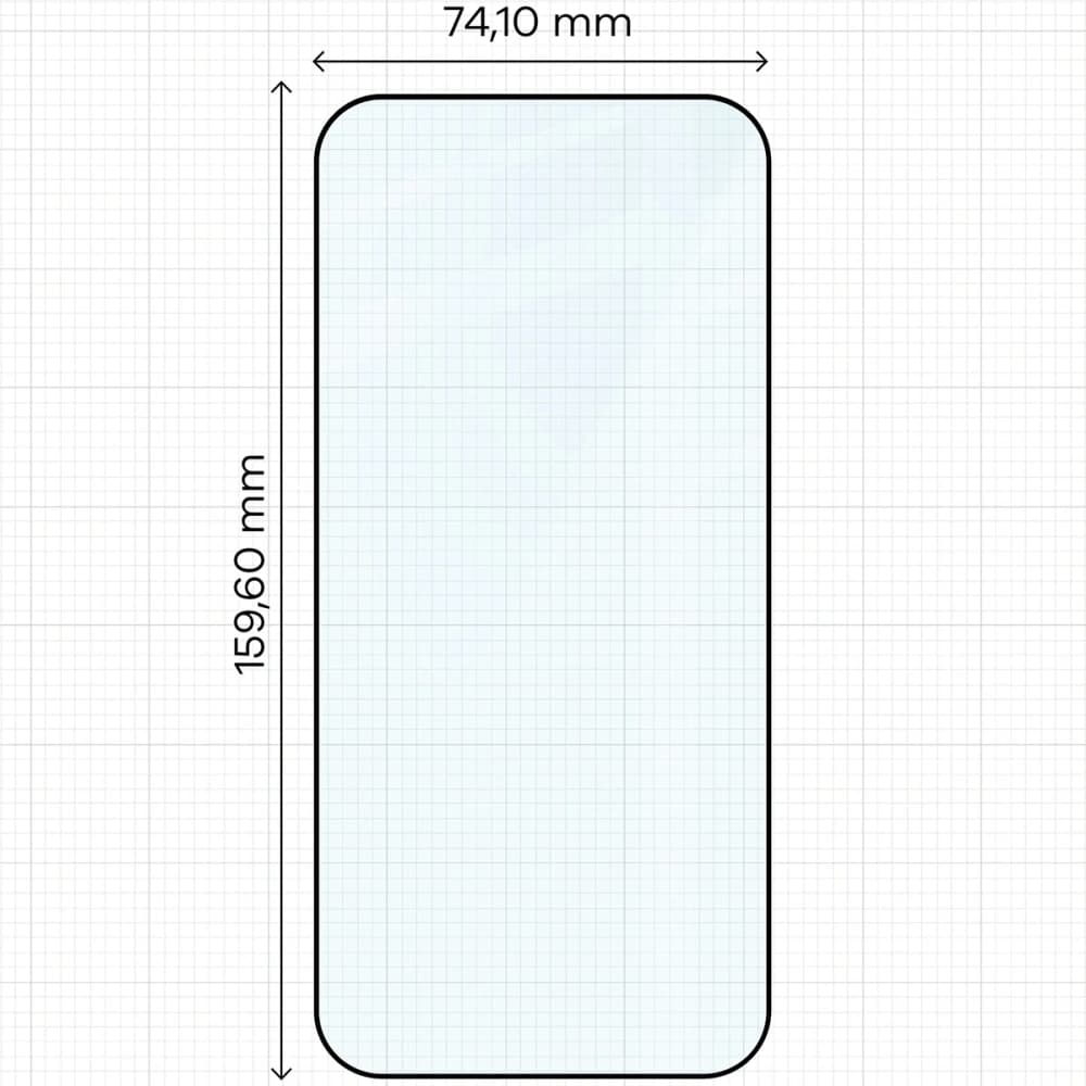 Bizon Glass Edge 2 Apple iPhone 17 Pro Max fekete keret - 2