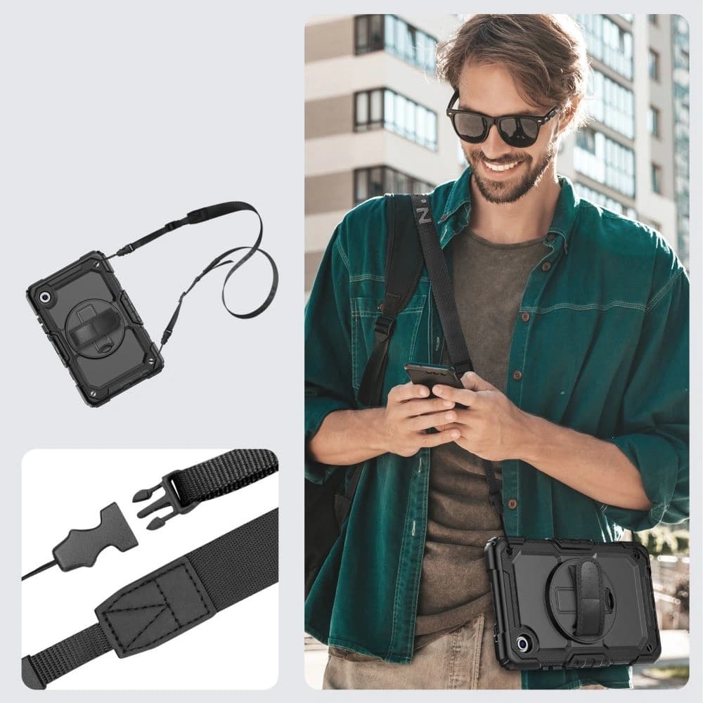 Tech-Protect Solid Samsung Galaxy Tab A9 / A11 8.7 X110 / X115 / X133 / X135 Negru - 8