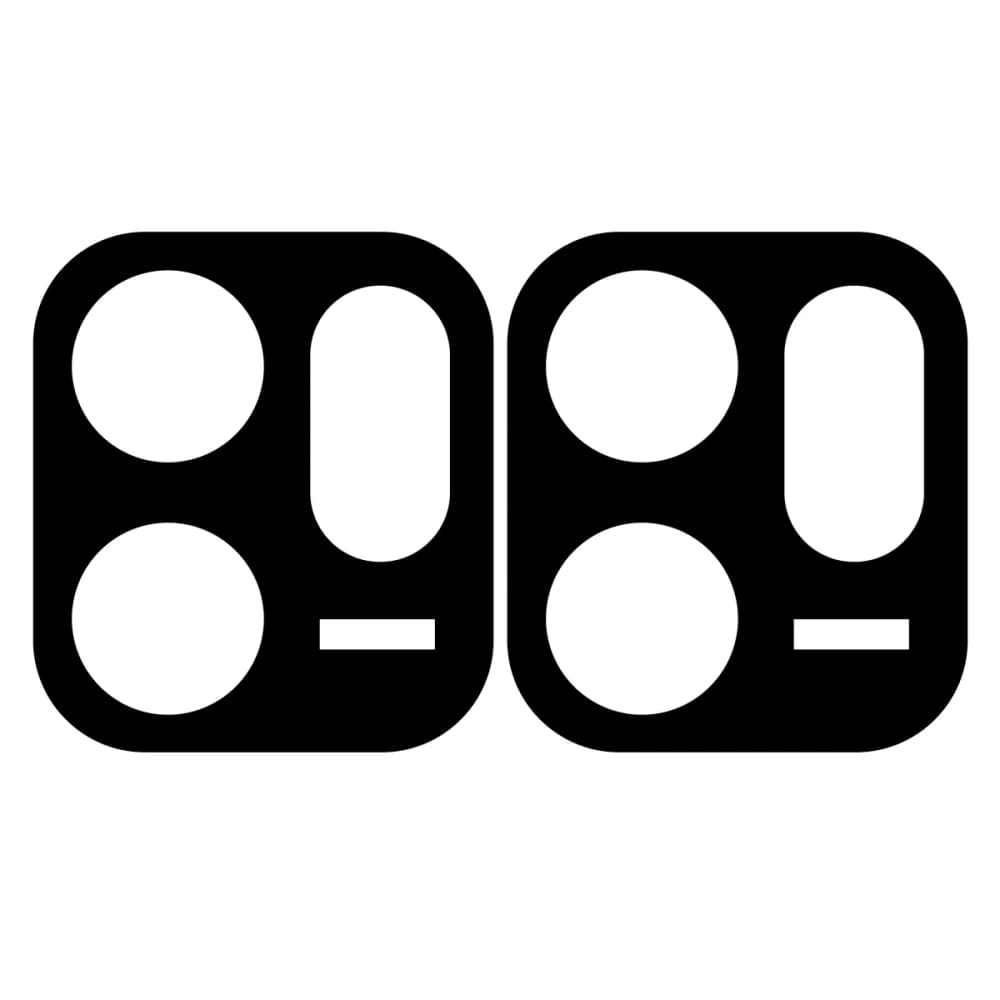 Bizon skleněná čočka Oppo Reno 14 F / FS [2 BALENÍ] - 3