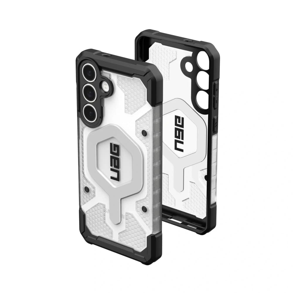 UAG Urban Armor Gear Pathfinder Clear MagSafe Samsung Galaxy S25 FE (eis/silber) - 1