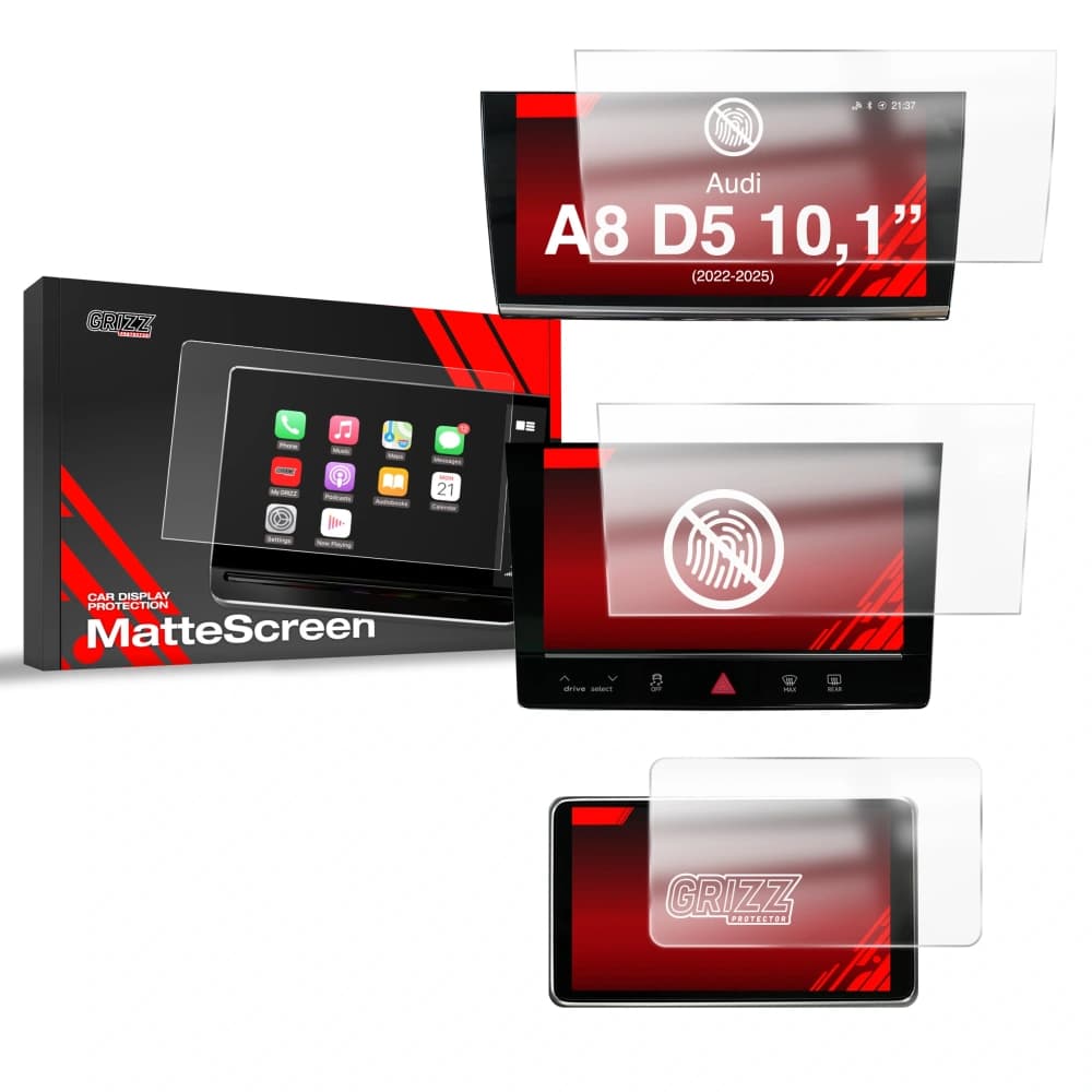 Matte GrizzGlass CarDisplay Protection Audi A8 D5 2022-2025 [3in1] - 1