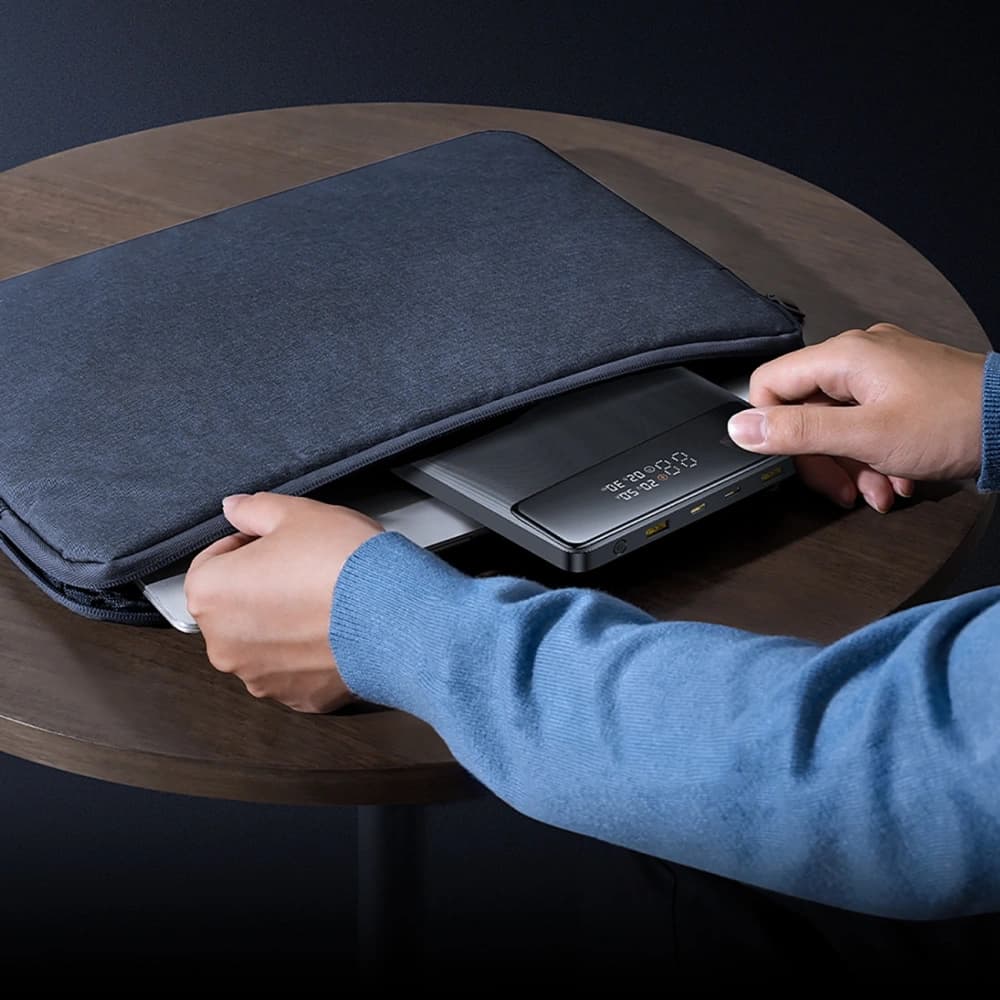 Bancă de alimentare Baseus Blade H1 20000mAh 100W cu display neagră - 14