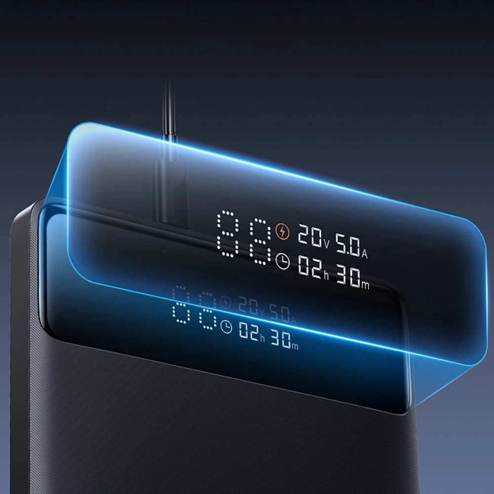 Bancă de alimentare Baseus Blade H1 20000mAh 100W cu display neagră - 16