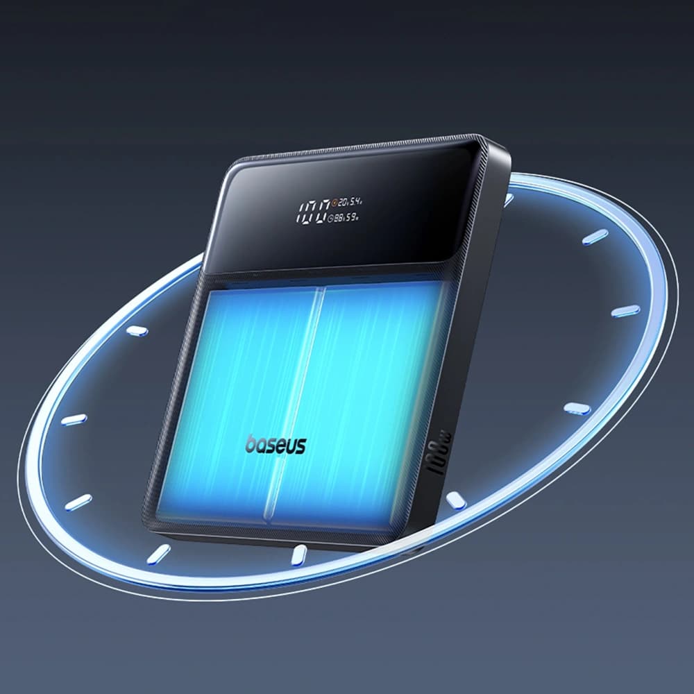 Bancă de alimentare Baseus Blade H1 20000mAh 100W cu display neagră - 17