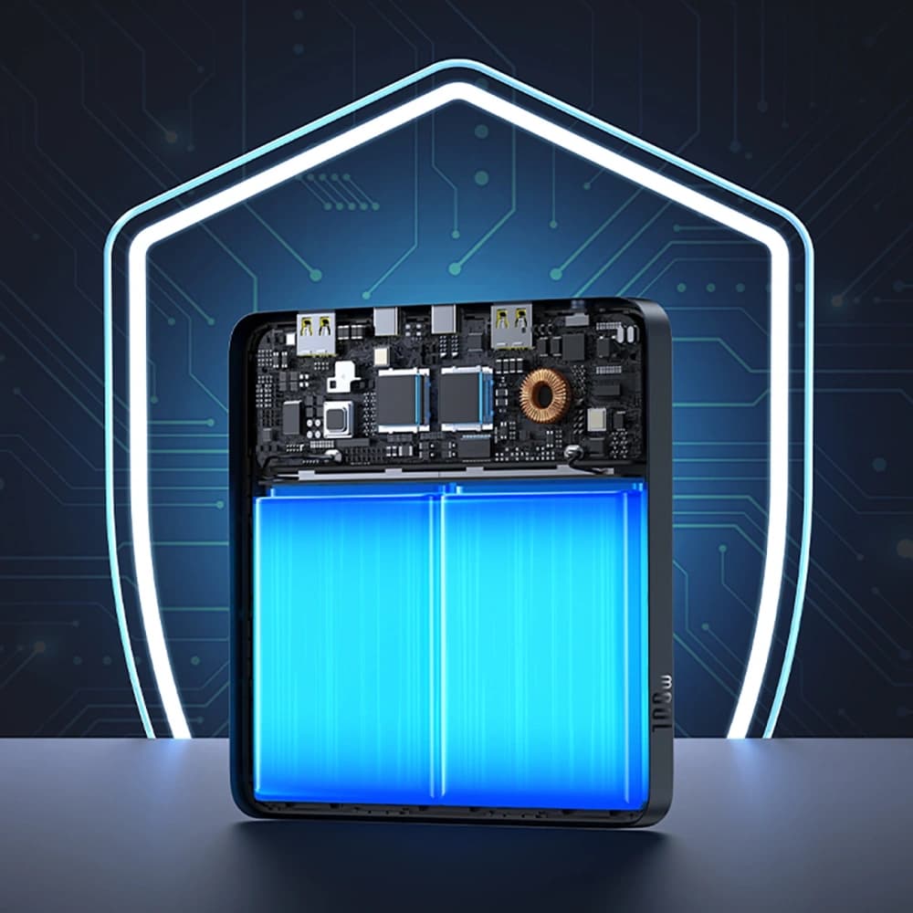 Bancă de alimentare Baseus Blade H1 20000mAh 100W cu display neagră - 18