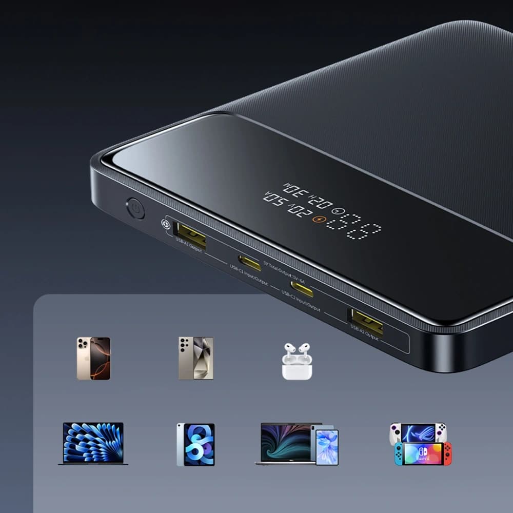 Bancă de alimentare Baseus Blade H1 20000mAh 100W cu display neagră - 19