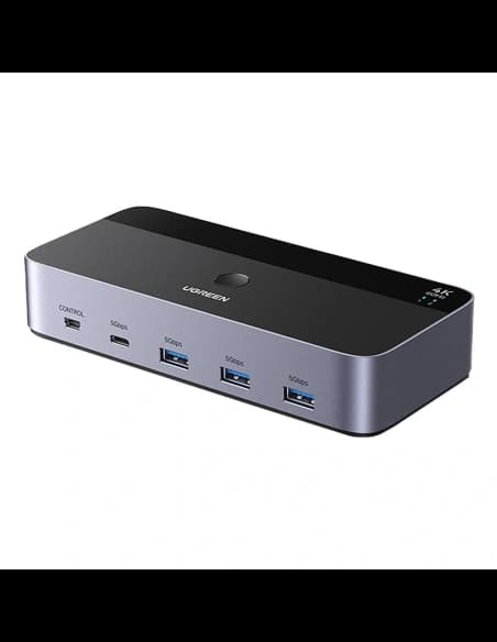 Ugreen AK500 HDMI KVM přepínač pro dva monitory, 2 vstupy 2 výstupy