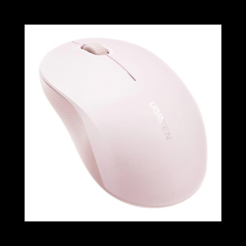 Ugreen M331 Multi-Mode Wireless Mouse, Bluetooth 5.4 (Pink) - 1