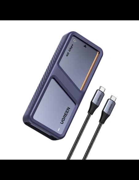 Ugreen D703 M.2 NVMe SSD Gehäuse, USB4 (Grau)