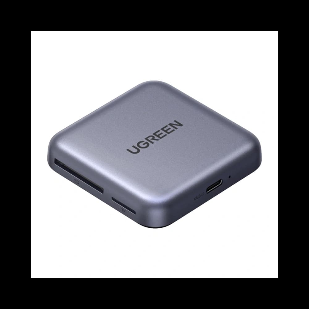 Cititor/Adaptor de card Ugreen CM898 3 în 1, USB-C, MagSafe, SD/TF (negru) - 1