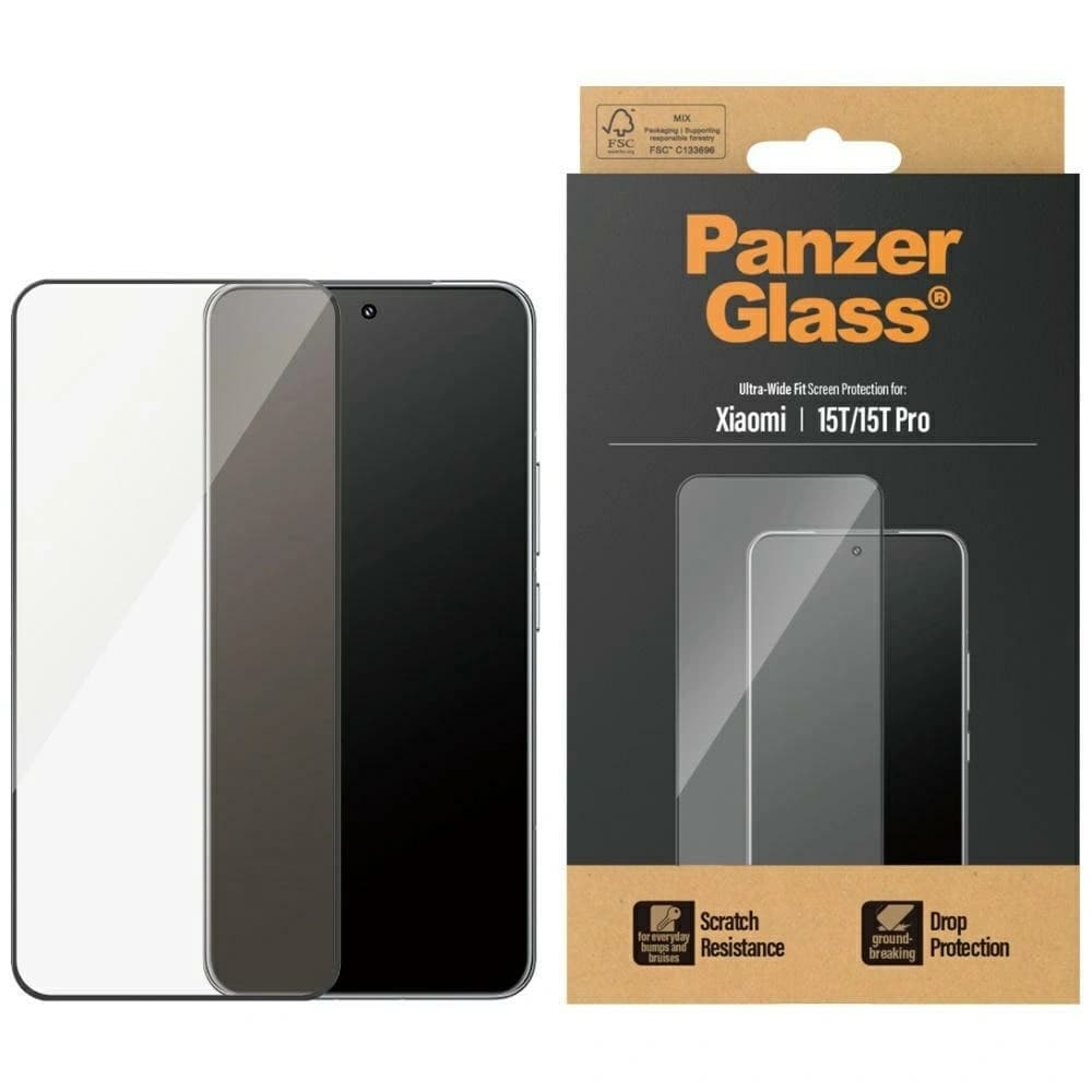 Szkło hartowane PanzerGlass Ultra-Wide   Fit do Xiaomi 15T / 15T Pro - 1