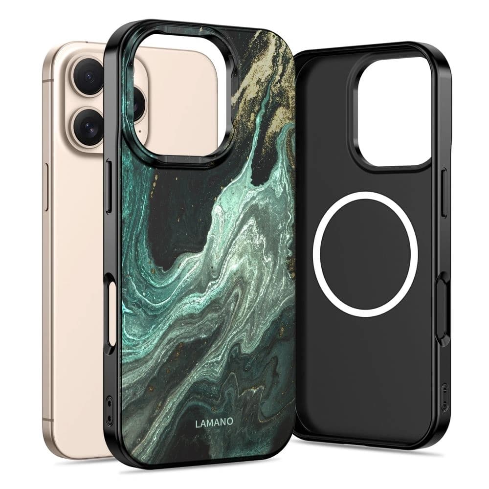 Tech-protect Lamano Magsafe Iphone 16 Pro Max Verde Aura - 1