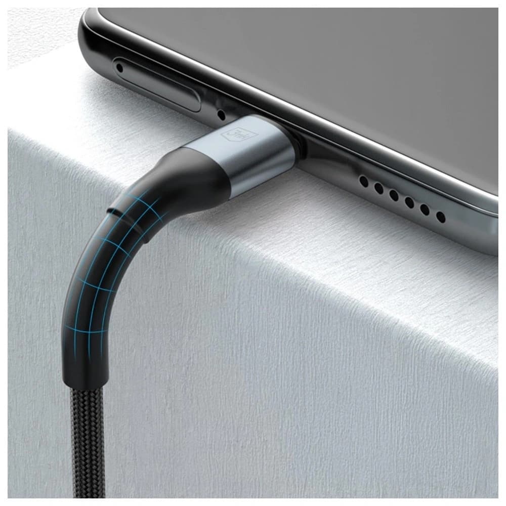 Kabel 3MK Hyper Cable N-SERIES USB-A do  USB-C 2m 9V/2A 18W czarny - 5