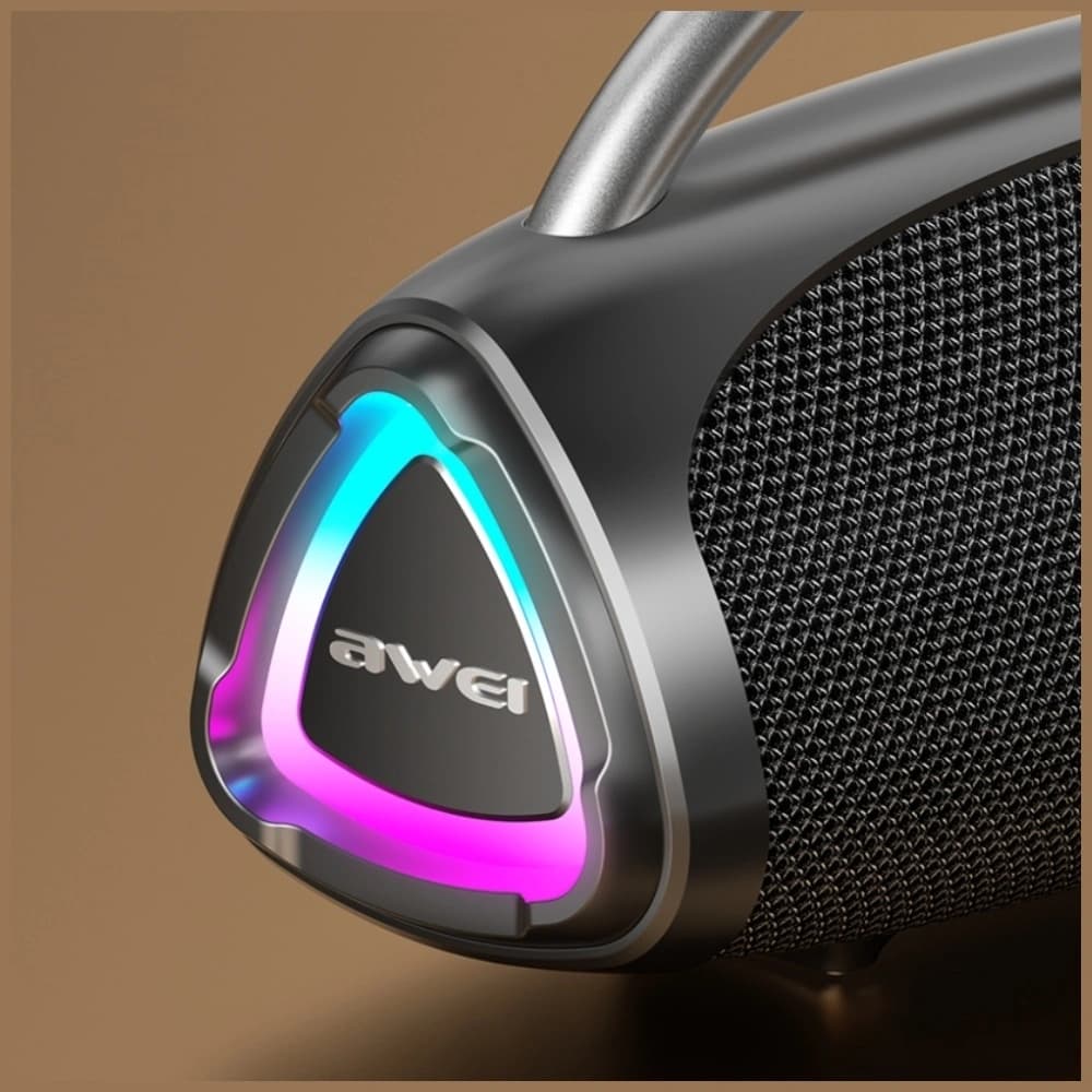 Głośnik bezprzewodowy AWEI KA39 100W     Bluetooth 5.3 przenośny zewnętrzny czarny - 3