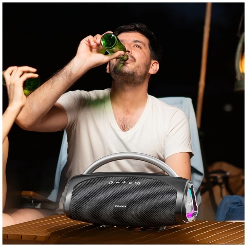 Głośnik bezprzewodowy AWEI KA39 100W     Bluetooth 5.3 przenośny zewnętrzny czarny - 10