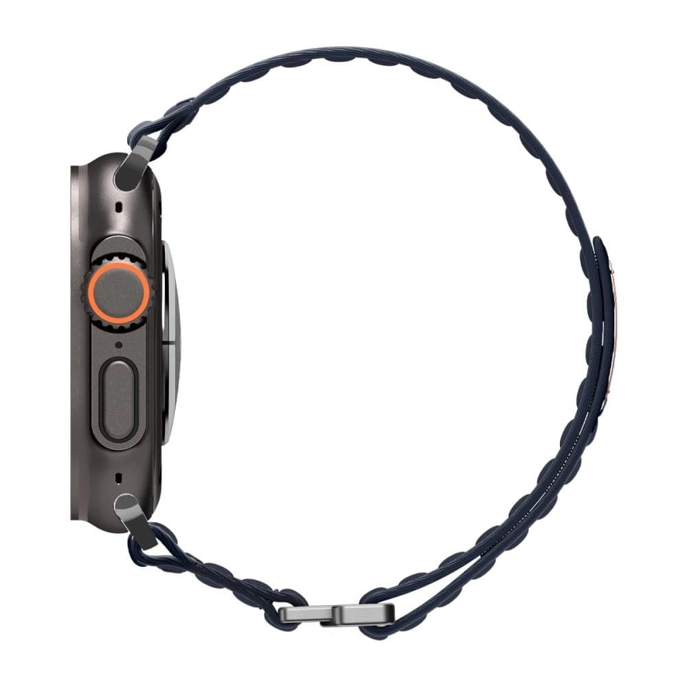 Pasek Spigen WBF0 Band Apple Watch 8 / 9 / 10 / 11 / Se / Ultra (44 / 45 / 46 / 49 Mm) Navy - 3