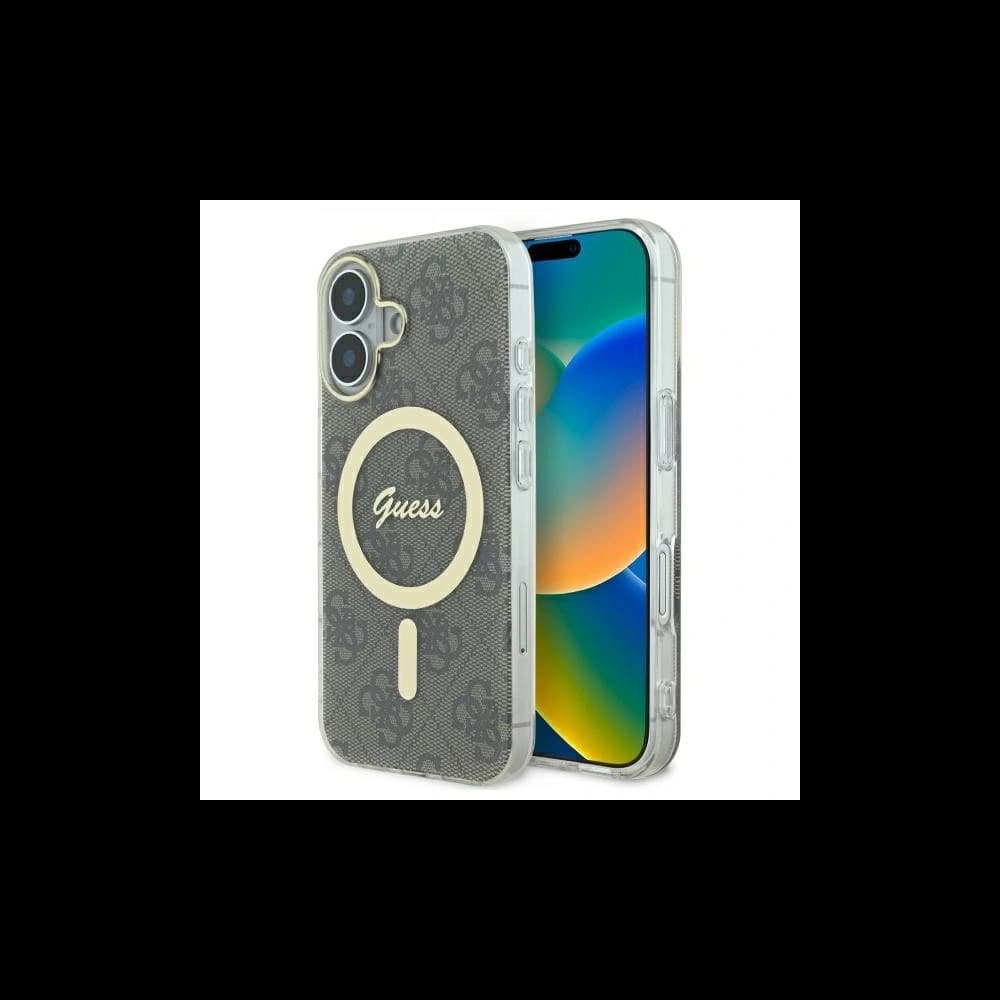 Raten Sie Apple iPhone 16 Plus Hardcase IML 4G MagSafe braun - 1