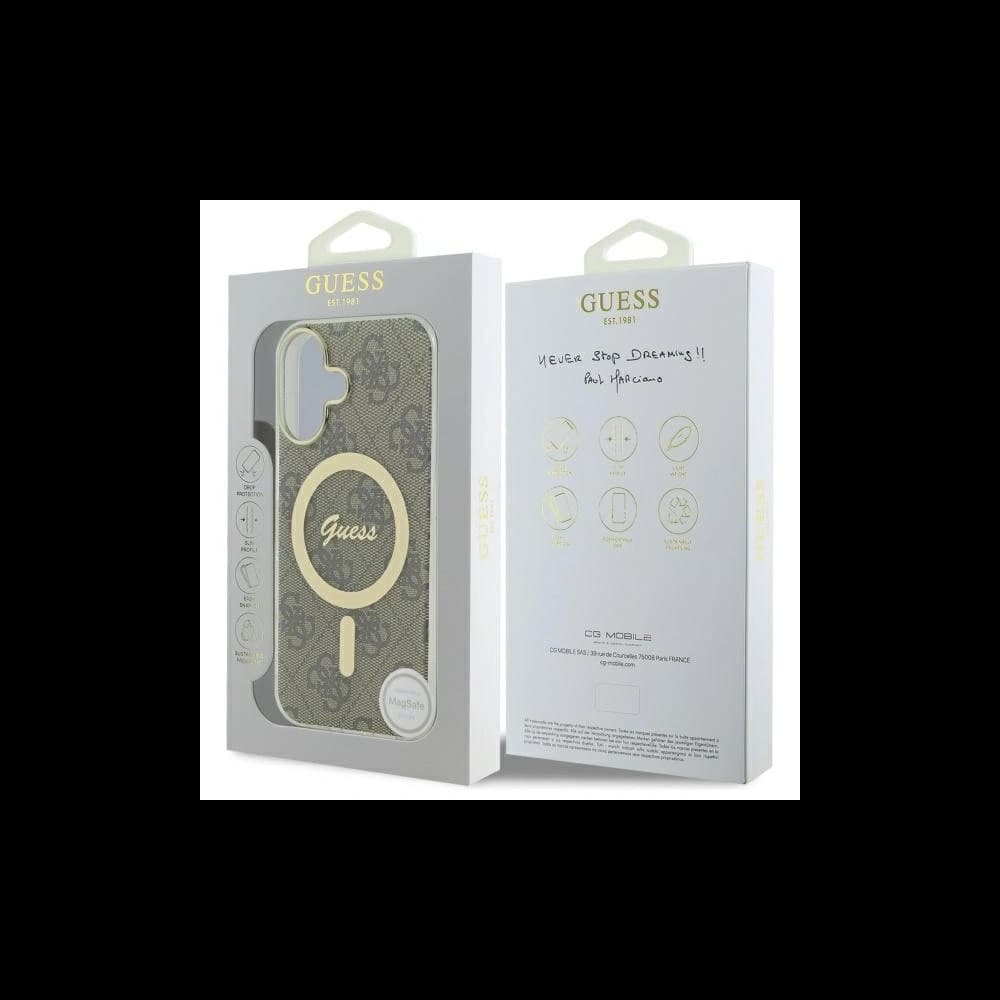 Raten Sie Apple iPhone 16 Plus Hardcase IML 4G MagSafe braun - 8